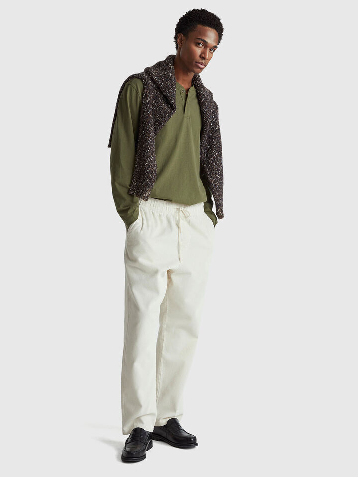 ROUND NECK SWEATL/S Men image number 3